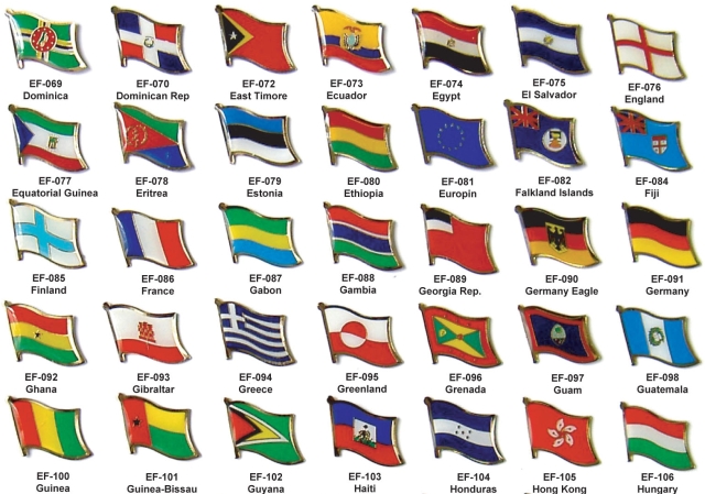 page 2 world flag pins